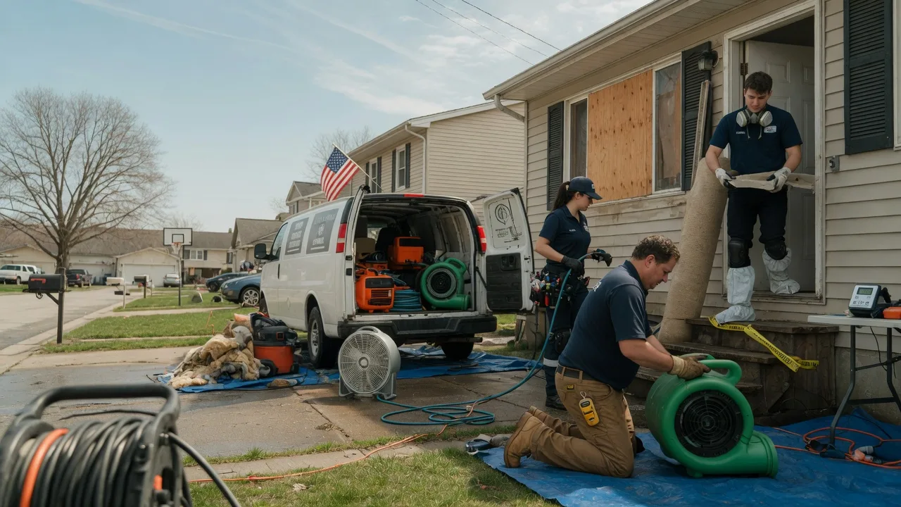 Water Damage Restoration in Donnellson, IL near me